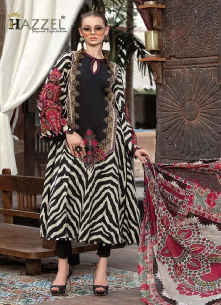 Hazzel Maria B 0361 Cotton Printed Pakistani Salwar Suits Wholesalers In Surat